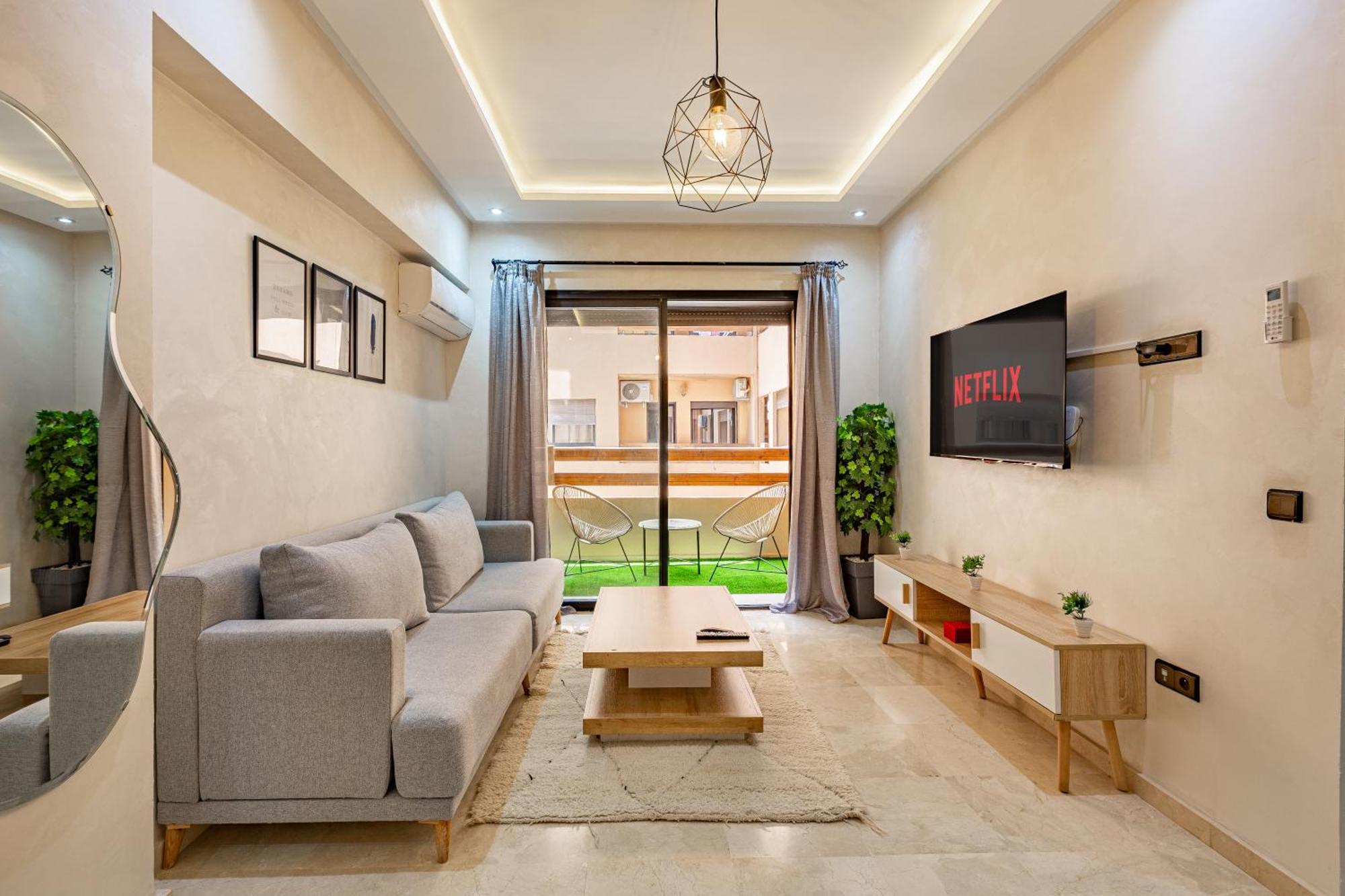 Jolie & Luxueux Appart A Gueliz - 100% Equipe Marrakesh Esterno foto