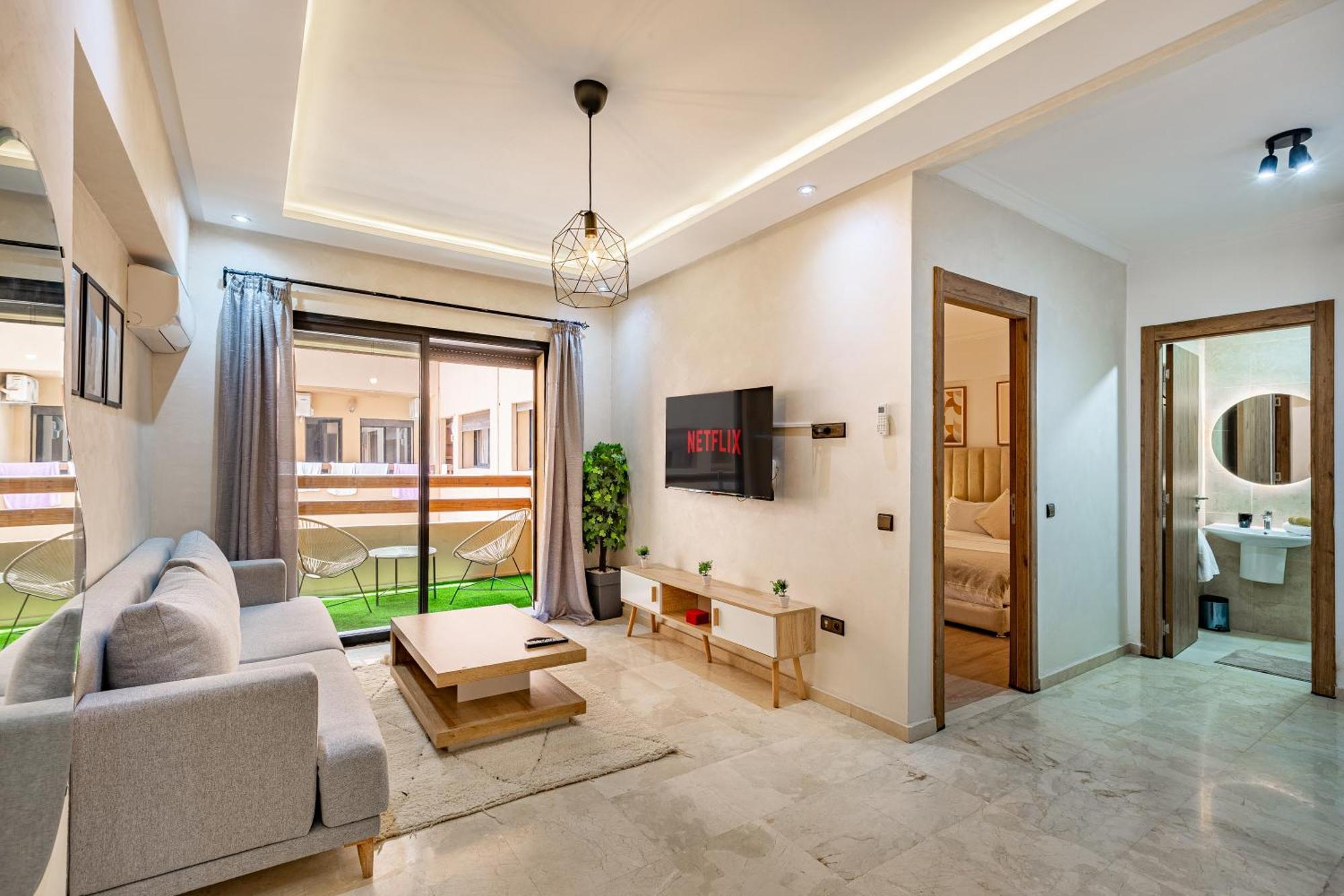 Jolie & Luxueux Appart A Gueliz - 100% Equipe Marrakesh Esterno foto